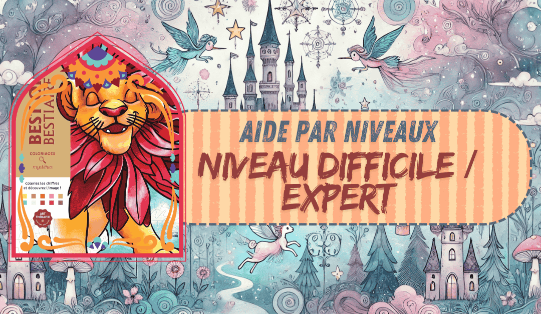 Livres de Coloriage Mystère : Sélection des Niveaux Difficiles