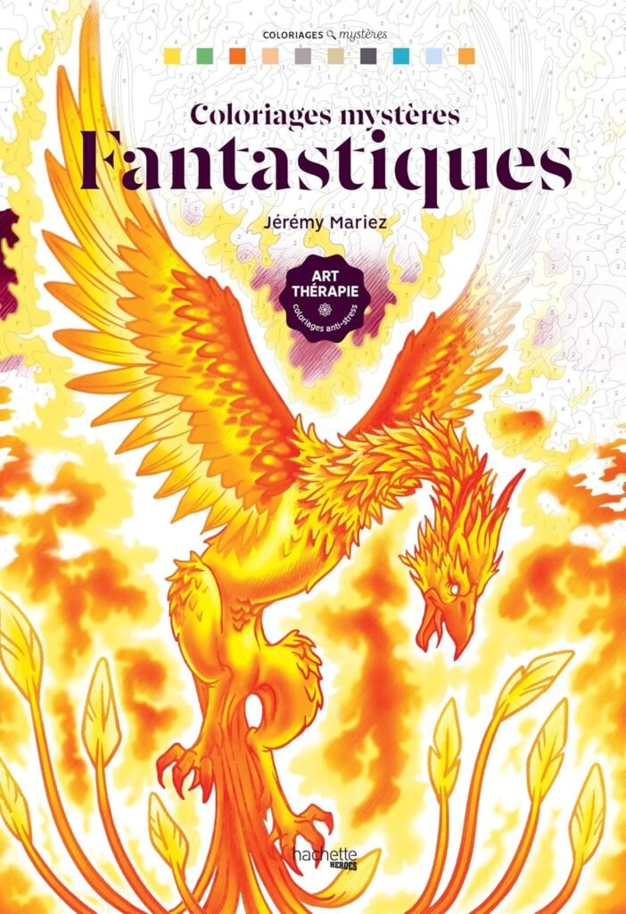 Coloriages mystères fantastiques Jérémy Mariez