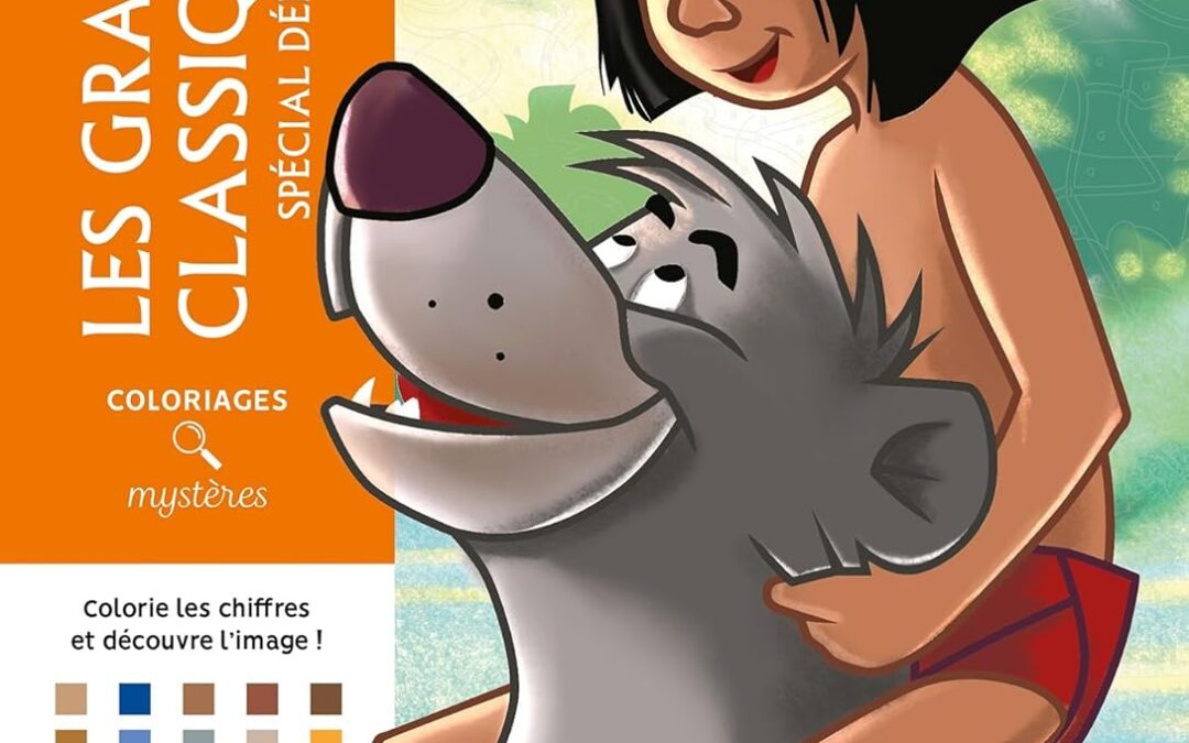Coloriages mystères Disney – Grands classiques Spécial débutants