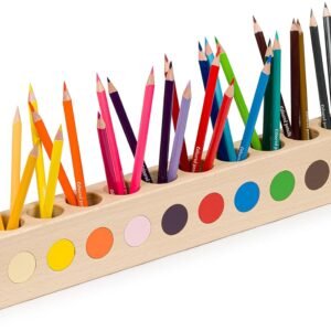 crayon rangés par couleur