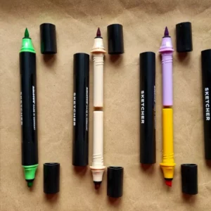 Nuancier Molotow Sketcher – Marqueurs Double Pointe Durables – Outil Indispensable pour Artistes et Coloristes