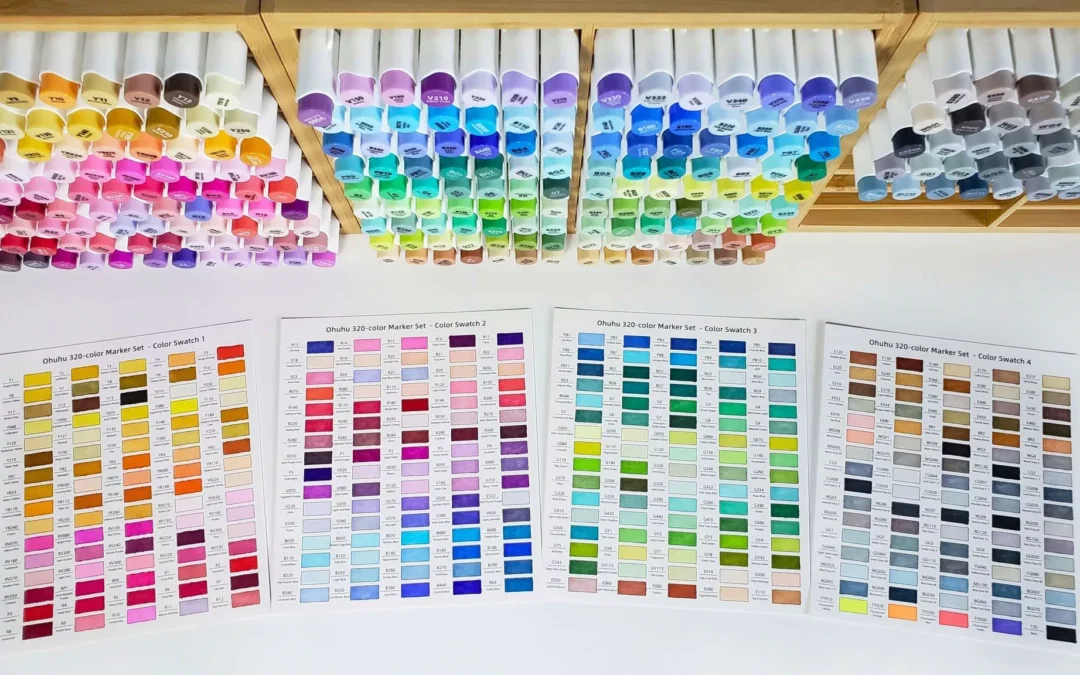 Zoom sur les Ohuhu versus Copic