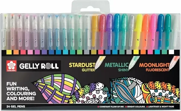 Sakura Gelly Roll 24 stylos gel
