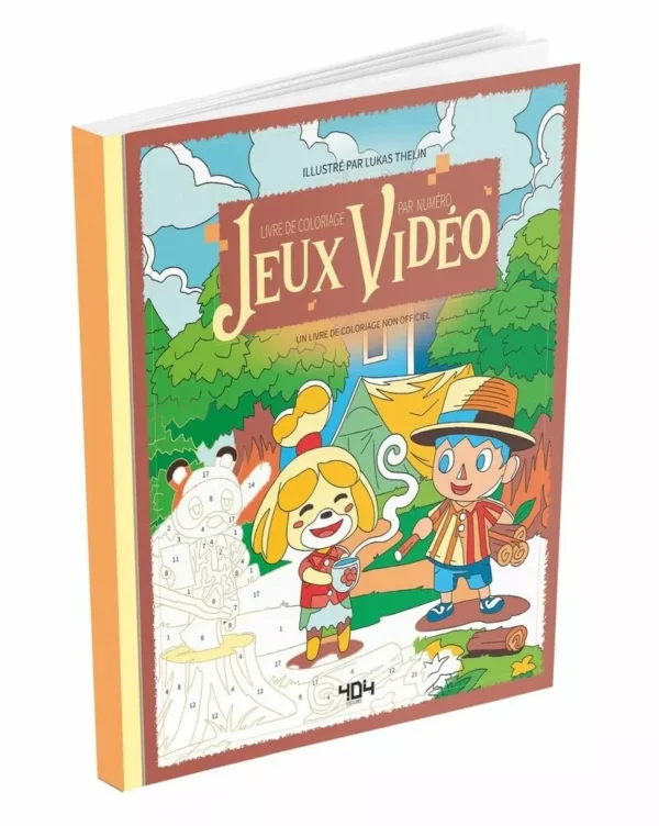 livre coloriage jeux video