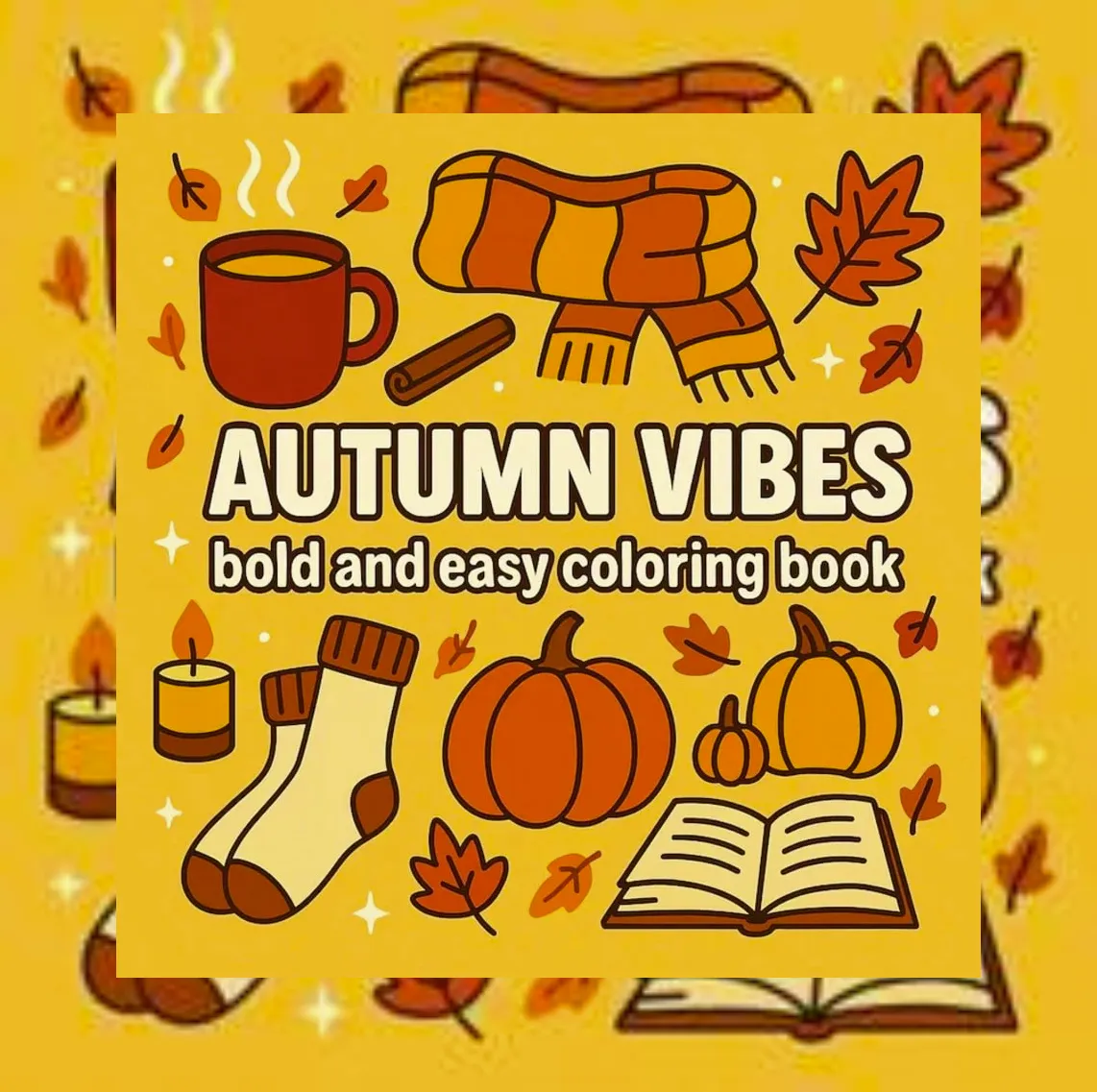 Couverture Ambiance d’automne — 22 pages à colorier