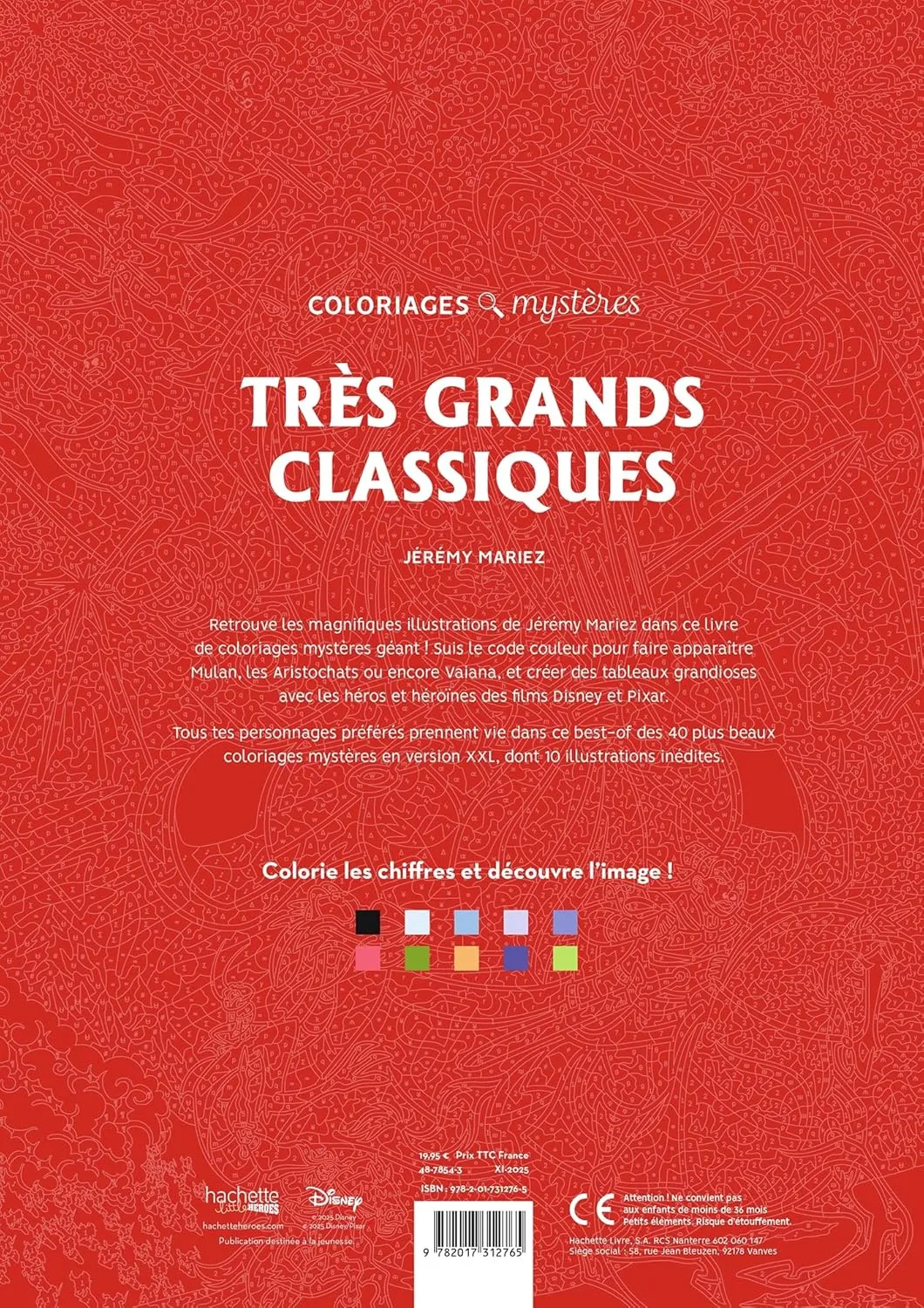 Coloriages mystères Disney en XXL - Très grands classiques – Image 2